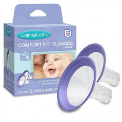 Lansinoh 2-Pack Large ConfortFit Flanges