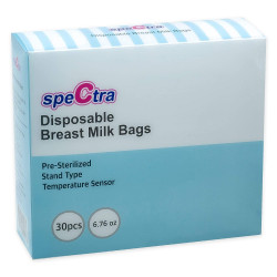 Spectra Disposable Presterilized Breast Milk Bags, 30-Count