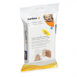 Medela Quick Clean Breast Pump and Accessory Wipes, 24 Count